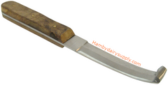 32-392
Hoof Knife with wood handle - Double Sided 32-392
Hoof Knife with wood handle - Double Sided