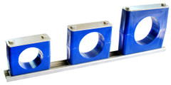 Blue Rail Hanger for 2 inch stainless milk line Blue Rail Hanger for 2 inch stainless milk line