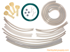 Spare Parts Kit for 2 Goat Top Flow Z Bucket Milkers - Nigerian & Mini Size Goats