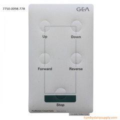 Front Cover for GEA Crowd Gate Control Front Cover for GEA Crowd Gate Control