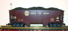 LGB 45760 Grain or Coal Hopper car N&W Norfolk and Western Road Name - G scale LGB 45760 Grain or Coal Hopper car N&W Norfolk and Western Road Name - G scale