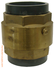 4 inch Brass  Anti Reverse Valve for Vacuum pump NPT with ABS inserts