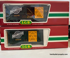 LGB 4068 Red Livestock Cattle car GN Great Northern Road Name - G