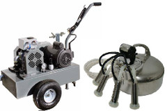 Surge Bucket Milker with 1 hp vacuum pump Surge Bucket Milker with 1 hp vacuum pump