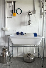 540 Poly Wash Sink - 36 inch I.D - 26 gallon - Single - ups shippable