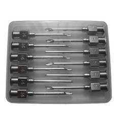 14 Gauge x 1/2 inch SS needles (package of 12)  Re-usable