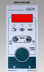 Keypad foil only for Dematron Control Unit Cover for DT70  by GEA WestfaliaSurge®