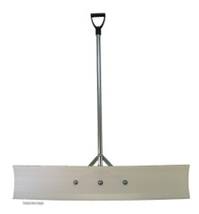  Barn Scraper with D Handle - 10 x 48 inch poly blade