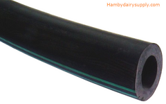 9/16  I.D. Black Rubber Milk Hose / Tubing - sold per foot