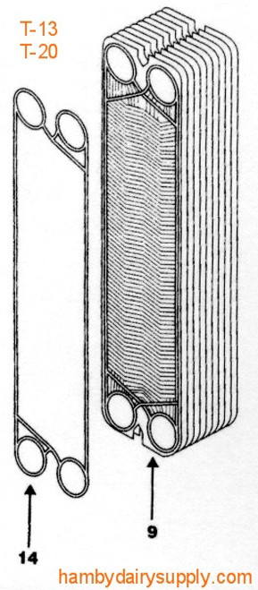Gasket for T-13 Surge® Plate Cooler