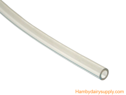 5/8 ID 20M Clear Transflow Blue Stripe Milk / CIP Hose