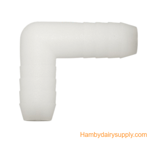 Poly 90 for Quarter Milkers 1/2 x 1/2