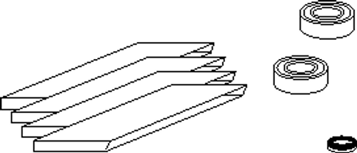 FR4 Bou-Matic vacuum pump rebuild kit