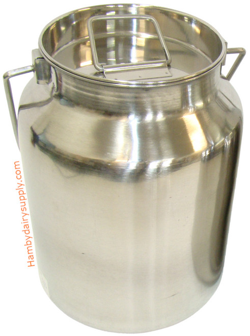 Scratch & Dent Sale! 2.5 gallon Stainless Steel Milk Storage Can (10 quart)