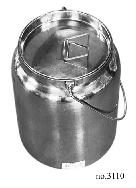 Scratch & Dent Sale! 2.5 gallon Stainless Steel Milk Storage Can