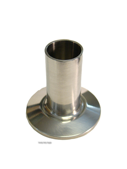 End Cap with Nipple 1.5 inch TriClamp x 3/4 Milk Hose