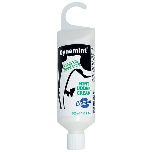 Dynamint Peppermint oil Udder Cream hanging bottle Dynamint Peppermint oil Udder Cream hanging bottle