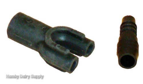 Pulsation Y splitter for DeLaval Claws 2 piece kit