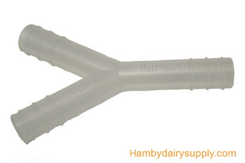 Small pulsation Y for Goat Milking 9/32 x 9/32 x 9/32