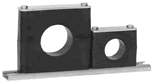 MOUNTING RAIL - SS MILK LINE 1.5 x 16 inch - Hamby Dairy Supply