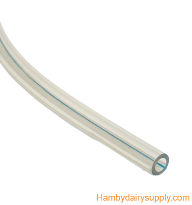 1/2 ID 16M Milk Hose with blue stripe