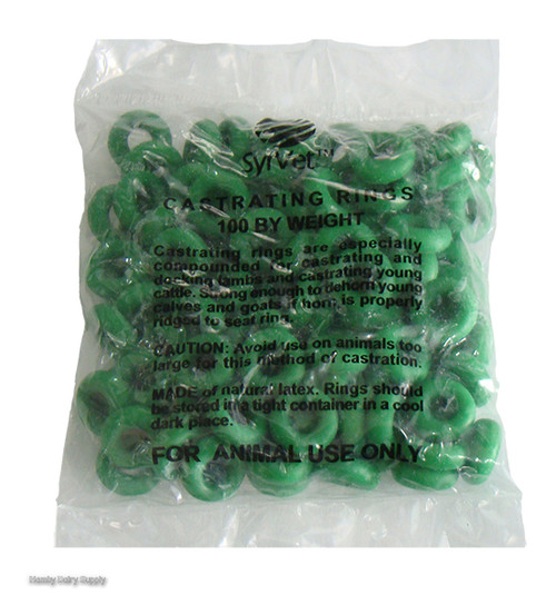 Bag of 100 Green Bands