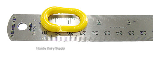 Yellow Connector link for Plastic Chain - Hamby Dairy Supply