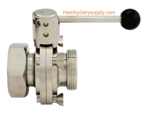 3.0 inch Milk Tank Valve ACME Thread - Bevel Seat