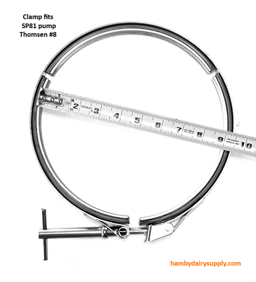Clamp for Thomsen SPI 81 & Kleen-Flo #8  Transfer Pumps