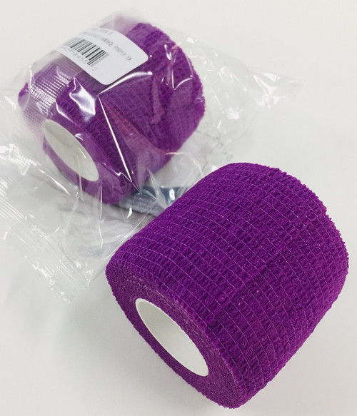 Neon Purple -  Cohesive Flexible Bandage 2 inch x 5 yards stretched Neon Purple -  Cohesive Flexible Bandage 2 inch x 5 yards stretched
