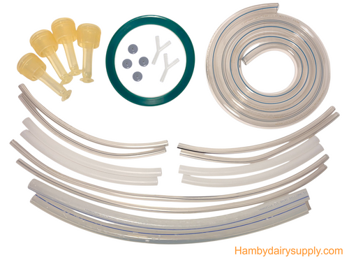 Spare Parts Kit for 2 Goat Top Flow Z Bucket Milkers - Full Size Goats