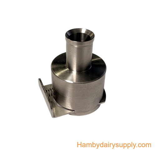 New Style Larger Quick Connect S/S Female assembly - connects measure tube to tank valve and washer