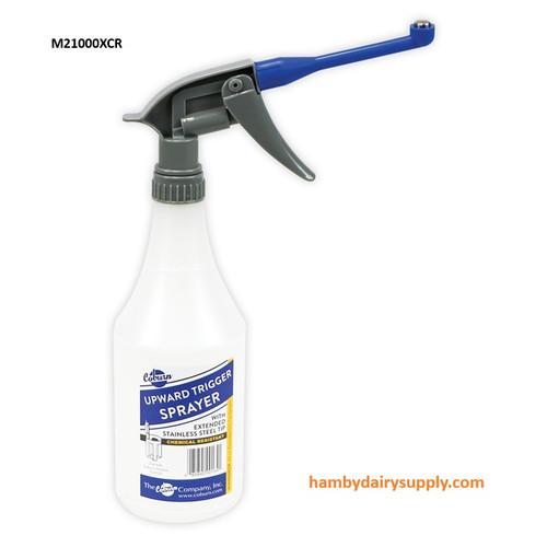 Upward Teat Sprayer with Extended reach + SS Tip HD 24 oz bottle