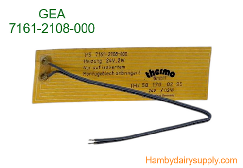 Heater Panel 24v by GEA WestfaliaSurge