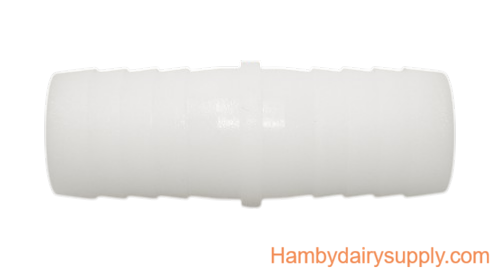 1/2 X 1/2 hose barb Splicer coupling for 1/2 & 7/16 ID tubing PL-426