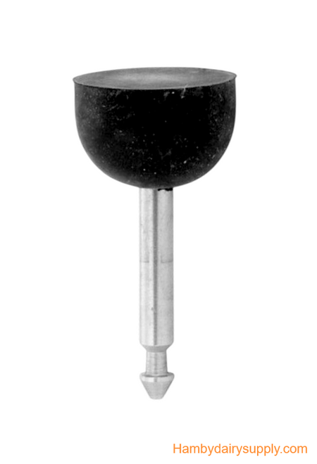 Shutoff plug only for DeLaval Flo-Vu, Super Claw, Super claw lite, Harmony and copy DL milkers