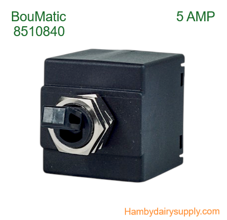 Breaker 5 amp for Bou-Matic Prism 24v Pulsation Controller