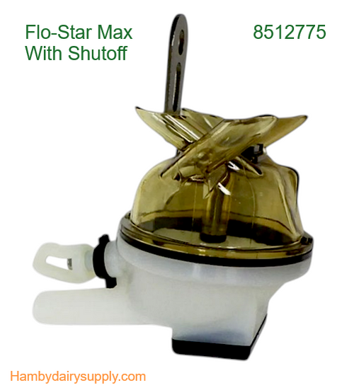 BouMatic Flo-Star Max Cow Milking claw for 5/8 Milk Hose OEM - with built in shutoff valve