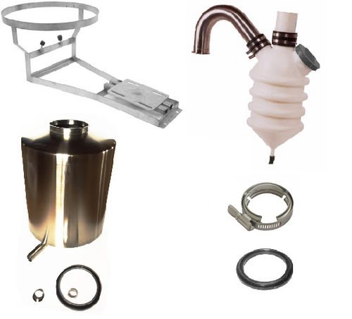 Ezee Stainless Steel Receiver group package - 18 x 22 jar with option # 3 Ezee Stainless Steel Receiver group package - 18 x 22 jar with option # 3