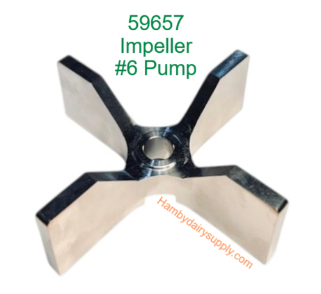 5 - 7/8 inch Impeller for #6 Thomsen & Kleen-Flo Transfer Pump
