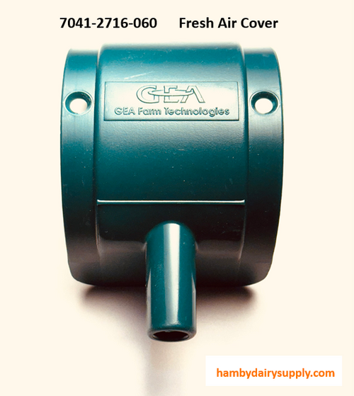 Green Plastic FA Fresh Air Cover for GEA Westfalia Vacupuls Constant pulsator