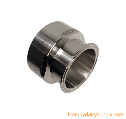 Clamp x Female NPT 3.0 x 3.0 Stainless Steel Adapter - HD for wrench