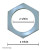 Hexnut for 2 inch Milk Tank Valve - Gray Nylon Hexnut for 2 inch Milk Tank Valve - Gray Nylon