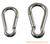 Large HD Snap stainless steel Carabiner style