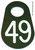 GREEN  NECK TAG - NUMBERED GREEN  NECK TAG - NUMBERED