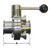 Butterfly Valve for 1.5 inch SS clamp x clamp - 316 stainless steel