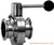 3 inch Butterfly Valve clamp x clamp - 304 stainless steel