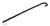 Poly Cane - Ostfriesen Black 38 inch Poly Cane - Ostfriesen Black 38 inch