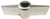 2 blade Stainless impeller for 1.5 HP DeLaval® current Milk Pump - aftermarket copy part