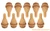 CLOSEOUT! Tan Nipple (10 Pack) for Bess Kid & Lamb Bottles 5100 5300 5600 